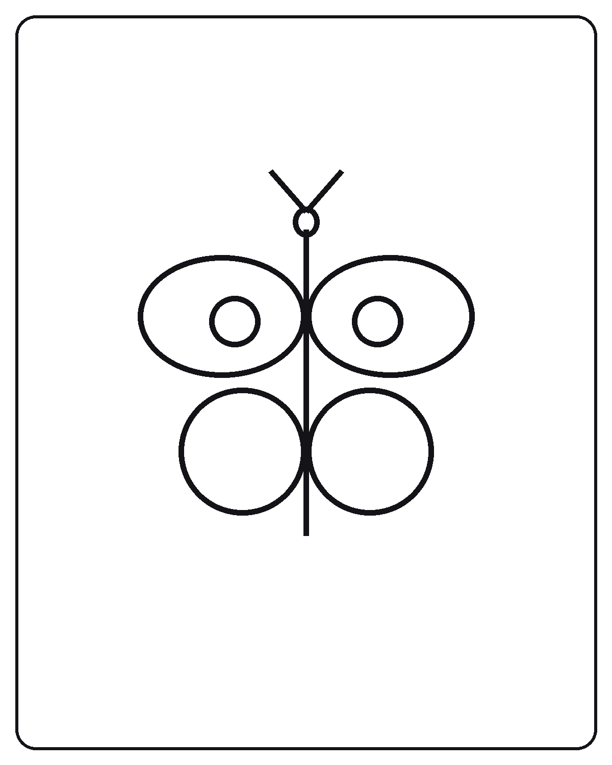 Butterfly coloring page